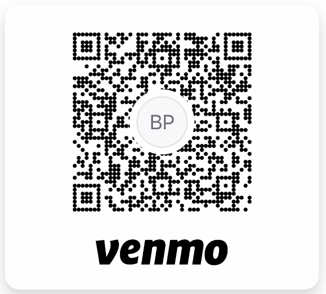 Venmo QR code for Briar Reed Equestrian at BRConsults